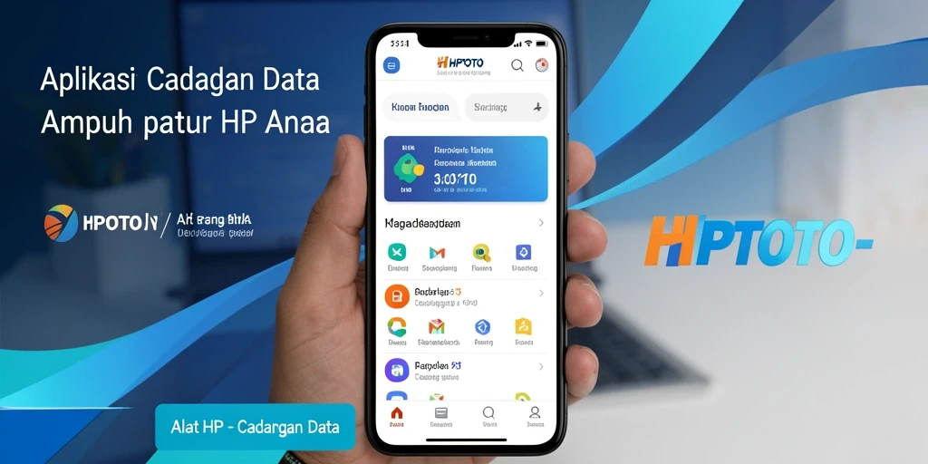 Tampilan antarmuka HPTOTO yang ramah pengguna untuk cadangan data.