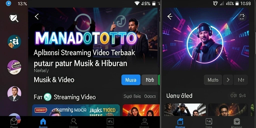 Tampilan antarmuka pengguna MANADOTOTO yang intuitif dan modern.