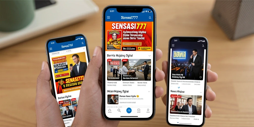 Tampilan antarmuka SENSASI777 yang menarik untuk membaca berita digital.